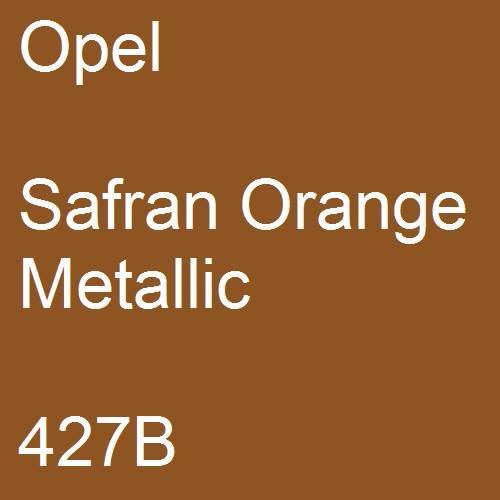 Opel, Safran Orange Metallic, 427B.